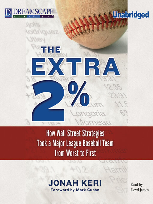 Title details for The Extra 2% by Jonah Keri - Available